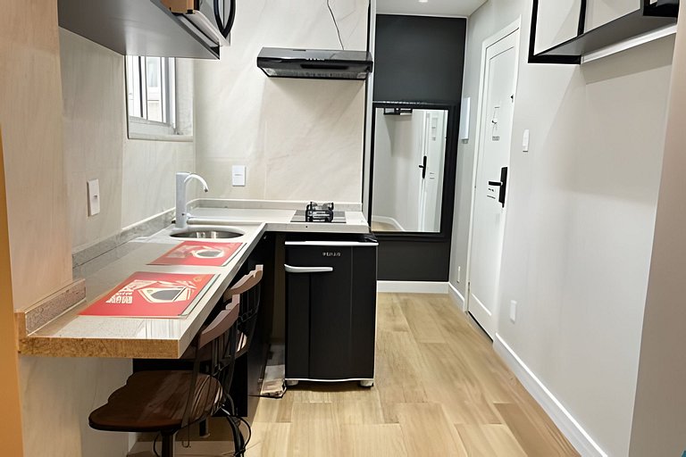 Studio com vista e ótima localização em Botafogo!