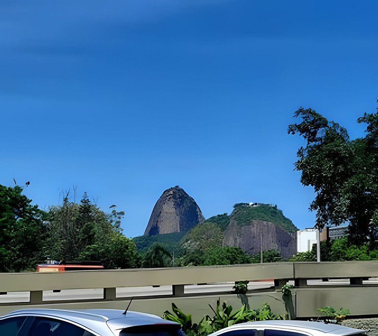 Studio c/ Vista Incrível da Enseada Botafogo