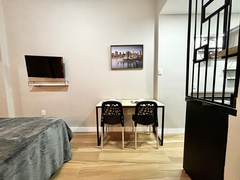 Studio Enseada de Botafogo com ar condicionado