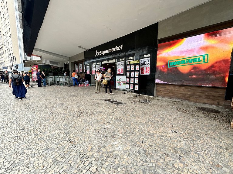 Studio Enseada de Botafogo com ar condicionado