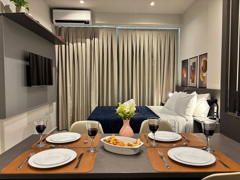 Elegante Studio beira mar