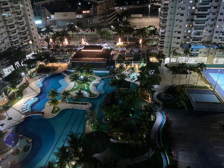 2Qts. com Hidro em luxuoso condomínio na Barra