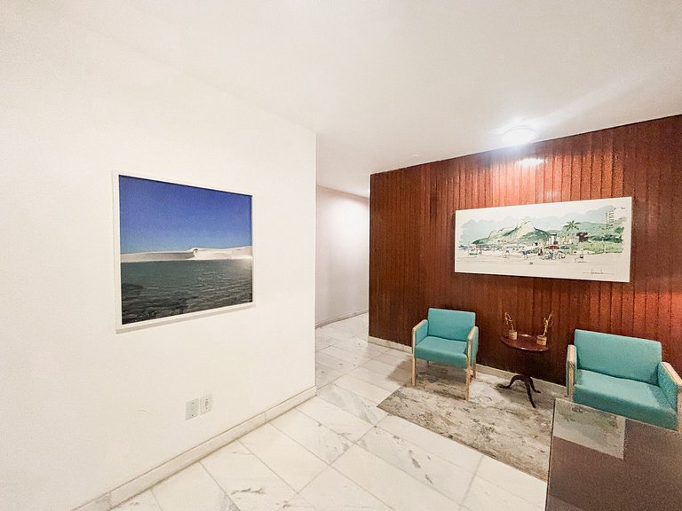 1 quarto no coração de Ipanema a 3 min. da Praia