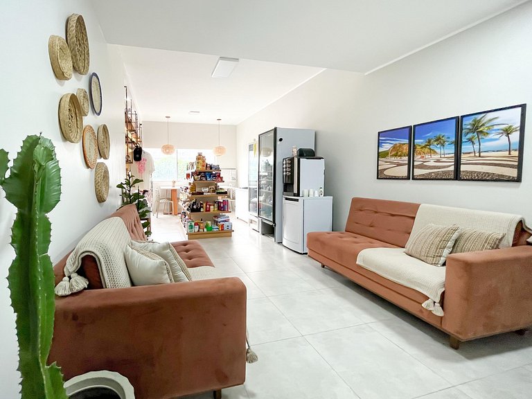 Studio a 1min. do metrô | Portaria 24h e lounge