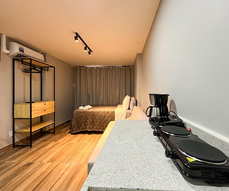 Studio no Centro ao lado do metrô e Aeroporto SDU