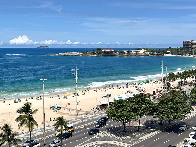 Atlântica pé na areia.
