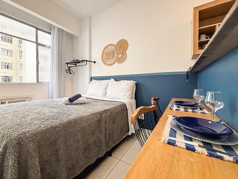 Aconchegante Studio em Botafogo a 3 min. do metrô