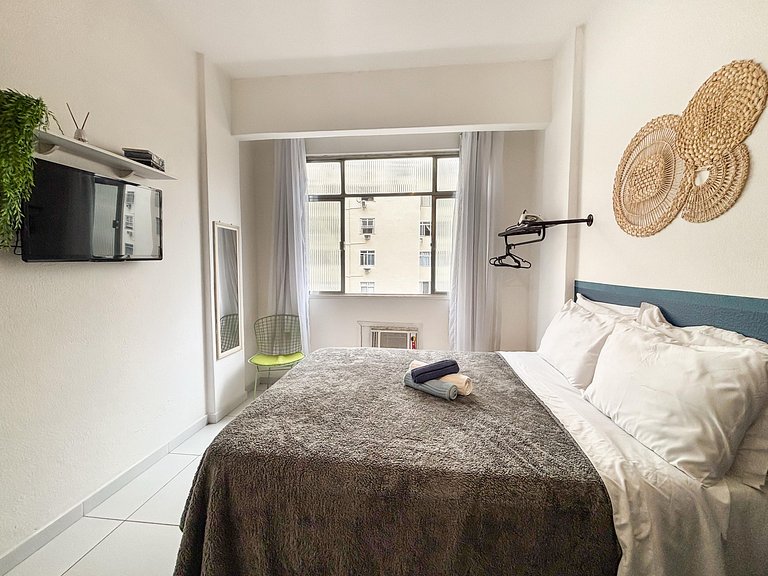 Aconchegante Studio em Botafogo a 3 min. do metrô