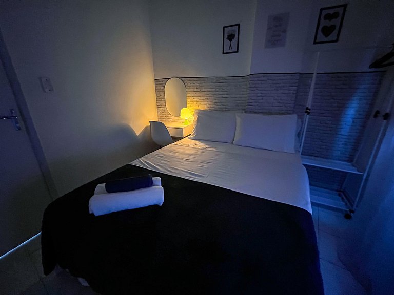 1 Quarto em Copacabana| Metrô e Praia ao lado