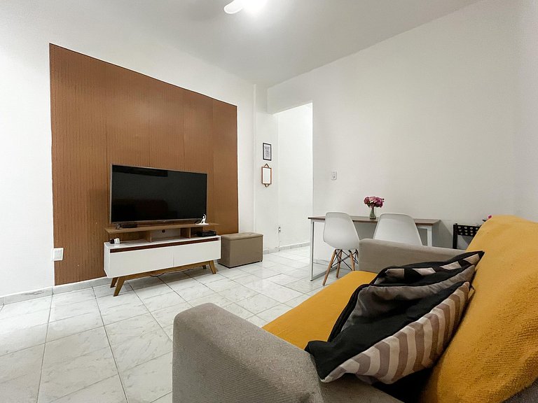 1 Quarto em Copacabana| Metrô e Praia ao lado