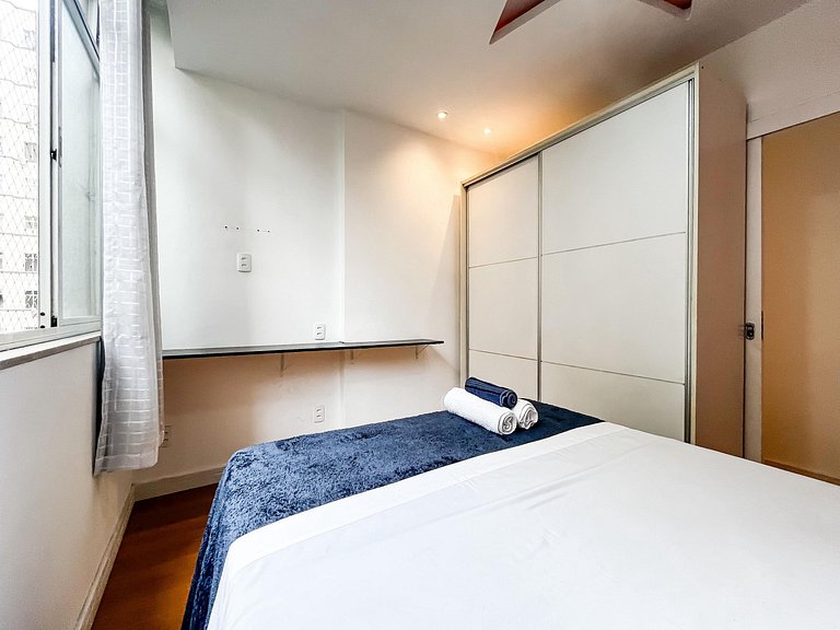 2Quartos c/ Suíte em Copa + Garagem e Portaria 24h
