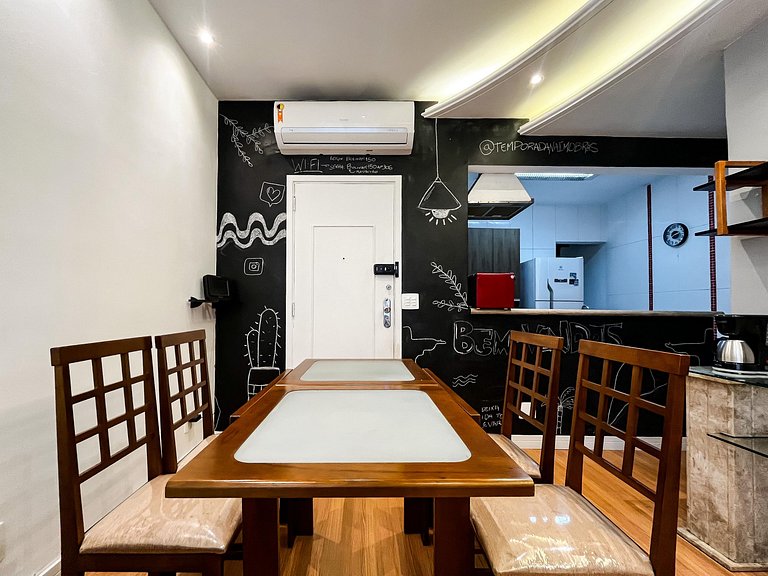 2Quartos c/ Suíte em Copa + Garagem e Portaria 24h