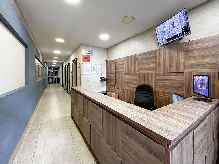 Studio Lapa com vista incrível + vaga privativa