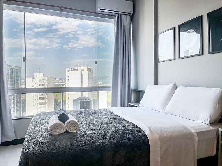 Studio Lapa com vista incrível + vaga privativa