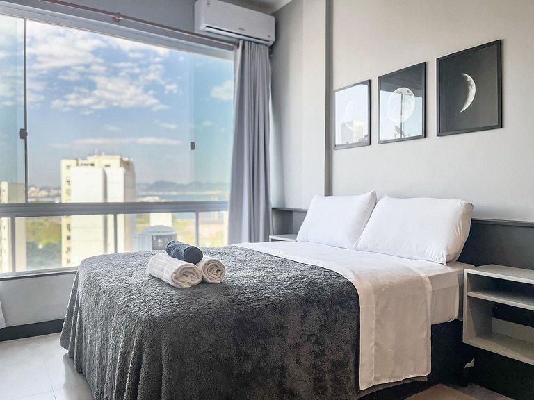 Studio Lapa com vista incrível + vaga privativa