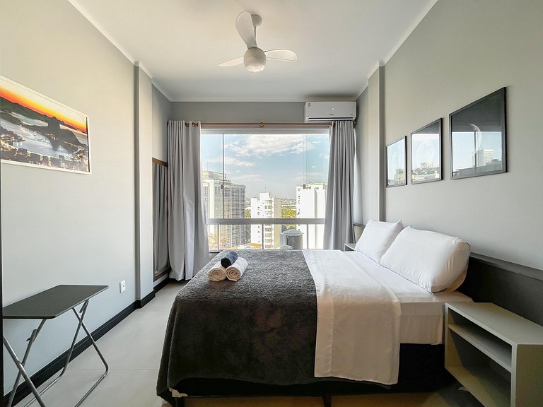 Studio Lapa com vista incrível + vaga privativa