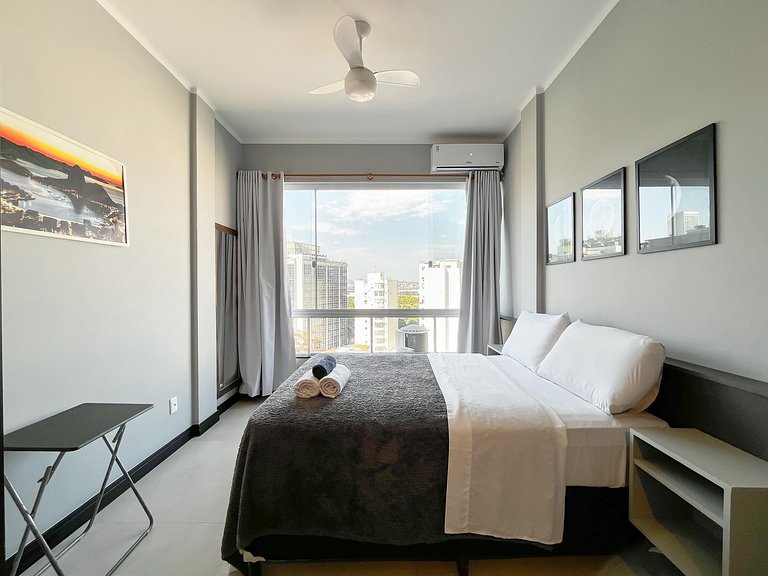 Studio Lapa com vista incrível + vaga privativa
