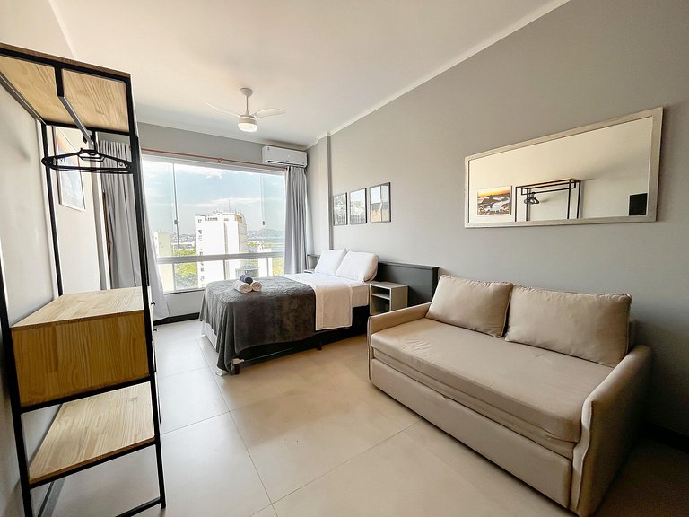 Studio Lapa com vista incrível + vaga privativa