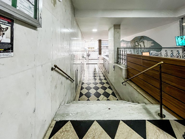 Apto p/ 6 em Copa • Perto da Praia e Metrô