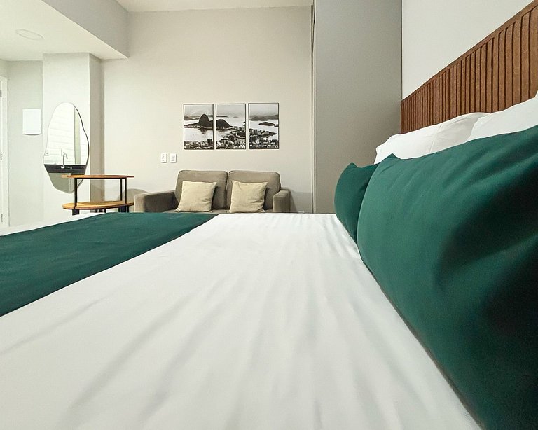 Charmoso Studio a 1 quadra da Praia do Leme