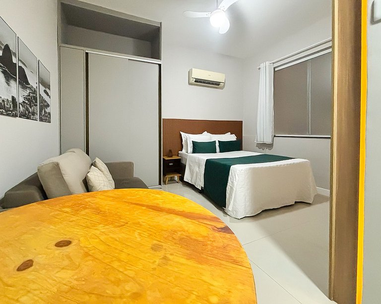 Charmoso Studio a 1 quadra da Praia do Leme