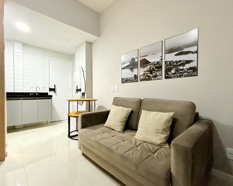 Charmoso Studio a 1 quadra da Praia do Leme