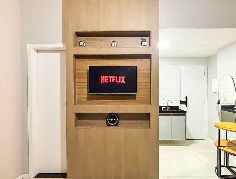 Charmoso Studio a 1 quadra da Praia do Leme