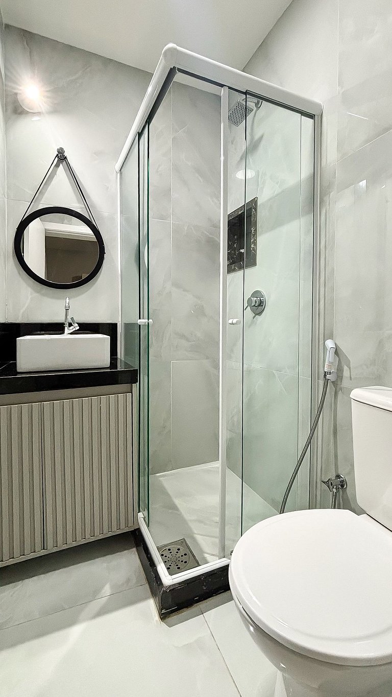 Charmoso Studio a 1 quadra da Praia do Leme