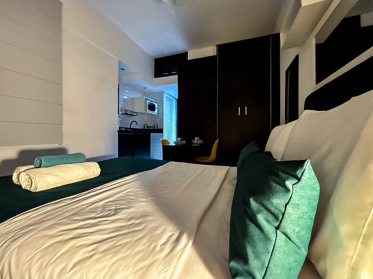 Studio c/ Vista Incrível da Enseada Botafogo