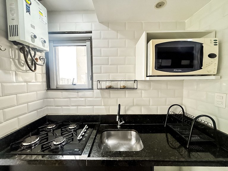 Studio c/ Vista Incrível da Enseada Botafogo