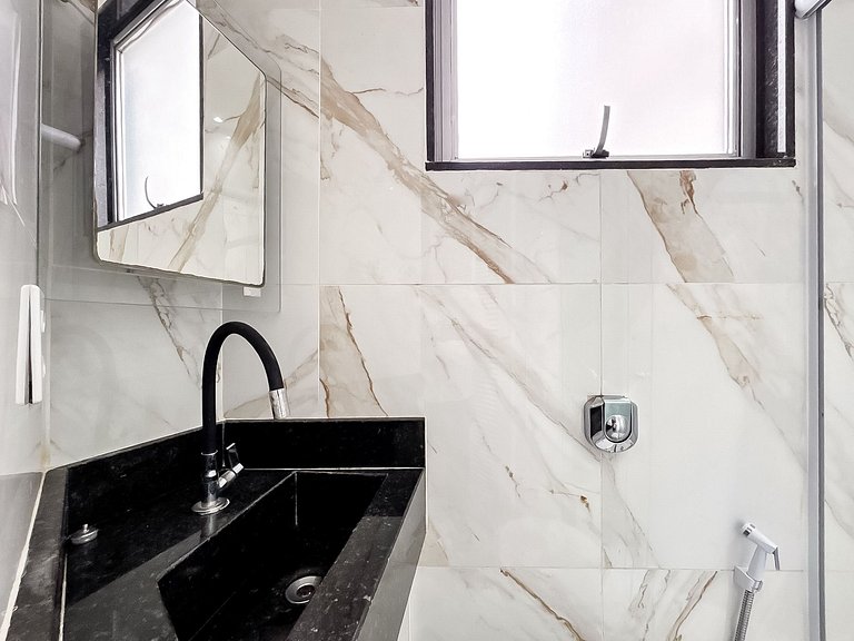 Studio c/ Vista Incrível da Enseada Botafogo