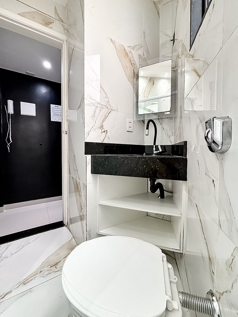 Studio c/ Vista Incrível da Enseada Botafogo