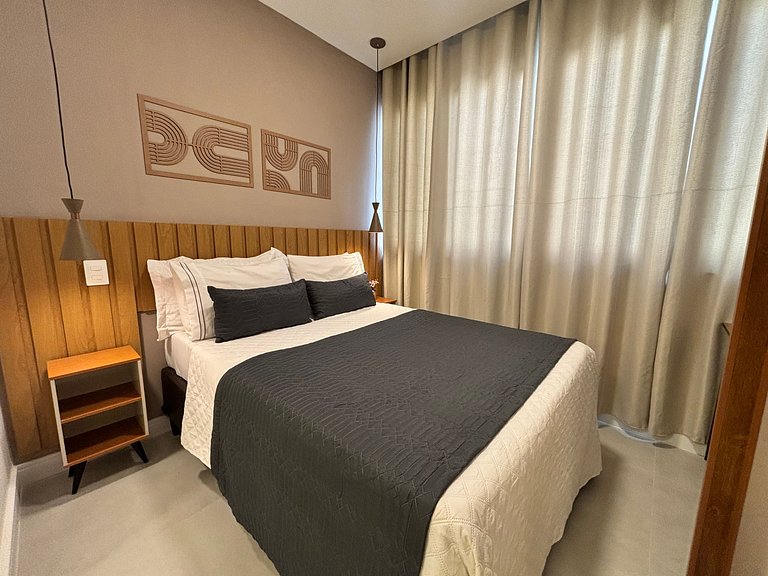 Studio p/ até 4 pessoas com portaria 24h