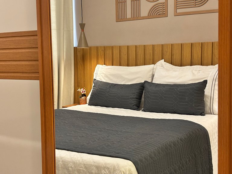 Studio p/ até 4 pessoas com portaria 24h