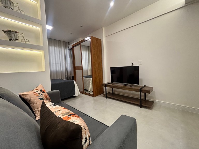 Studio p/ até 4 pessoas com portaria 24h