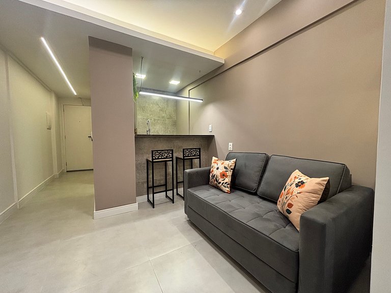 Studio p/ até 4 pessoas com portaria 24h