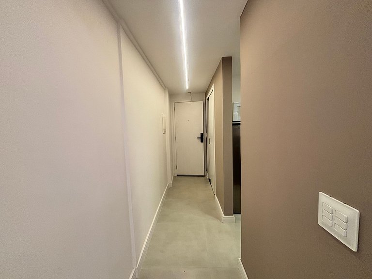 Studio p/ até 4 pessoas com portaria 24h