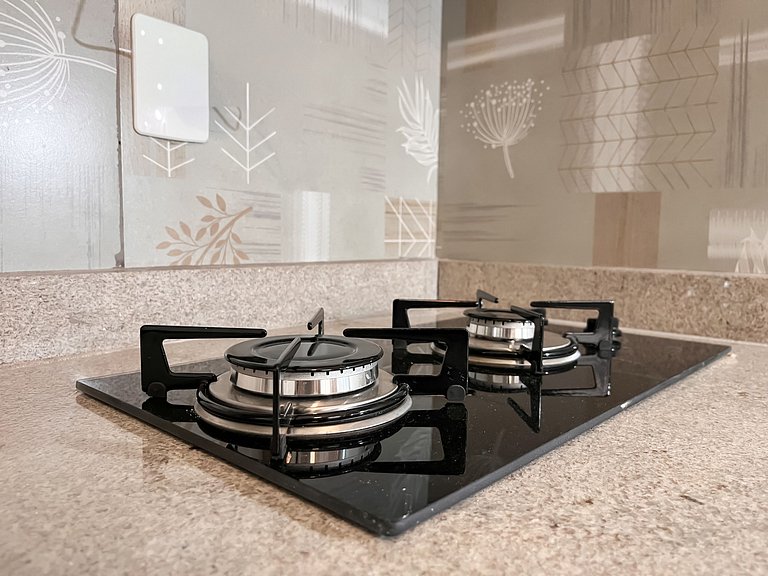 Vista lateral para o Pão de Açúcar e portaria 24h