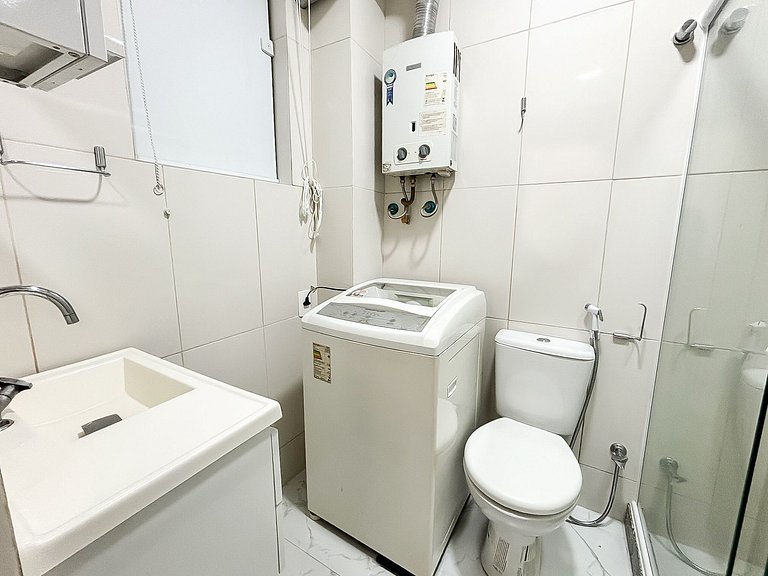 1 Quarto Com Vista Mar no Coração de Copacabana!