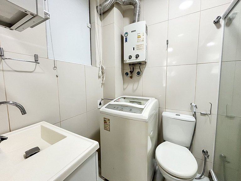 1 Quarto Com Vista Mar no Coração de Copacabana!