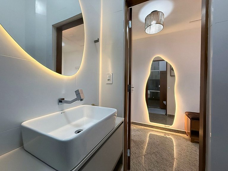 Conjugado em Copa com Vista lateral pro Cristo