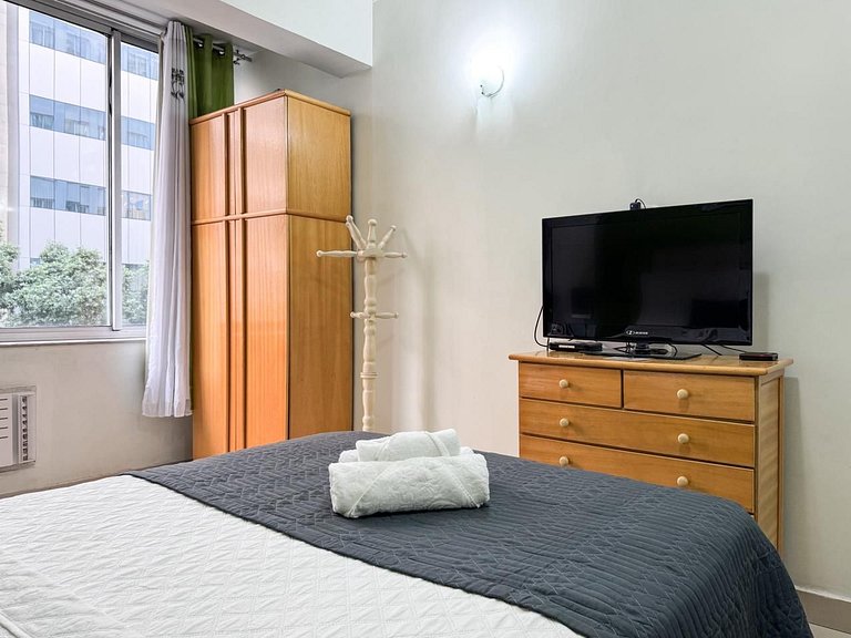 Apto. a 5 min da praia de Copa e do metrô