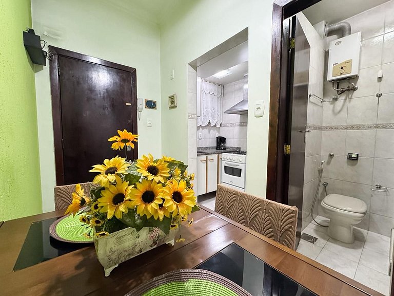 Apto. a 5 min da praia de Copa e do metrô