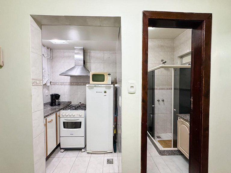 Apto. a 5 min da praia de Copa e do metrô