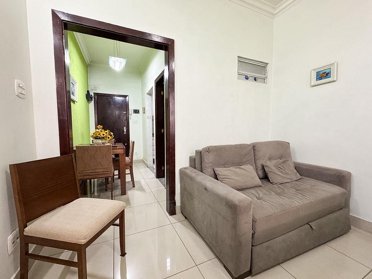 Apto. a 5 min da praia de Copa e do metrô