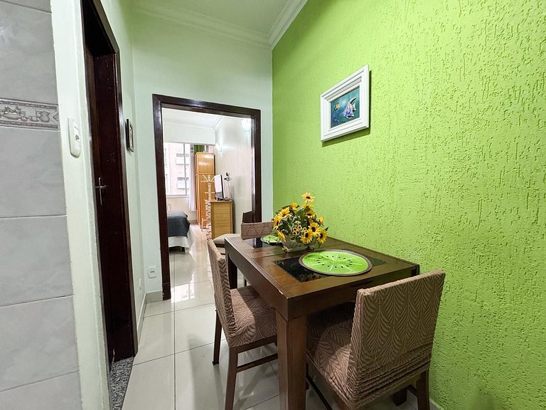 Apto. a 5 min da praia de Copa e do metrô