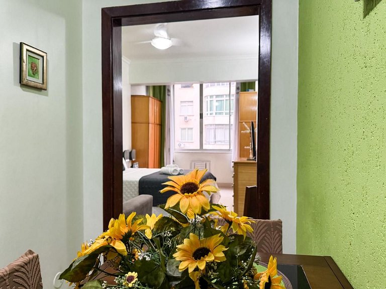 Apto. a 5 min da praia de Copa e do metrô