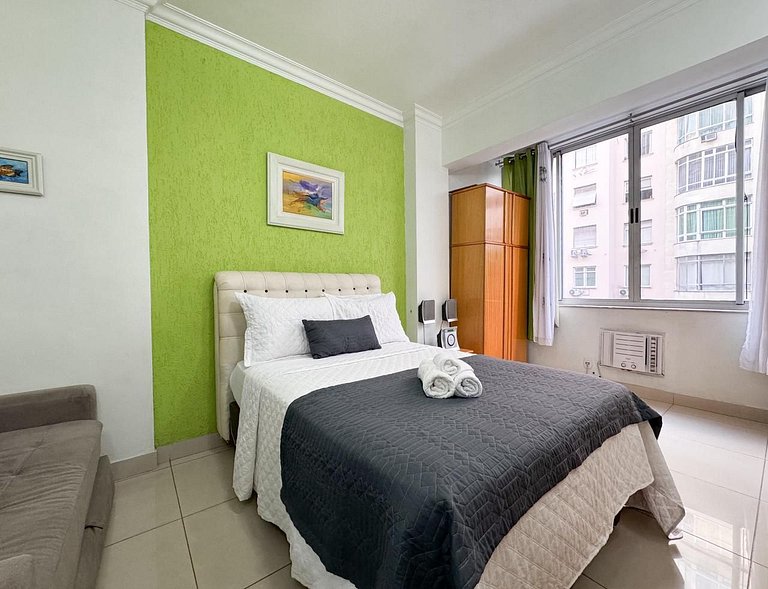 Apto. a 5 min da praia de Copa e do metrô