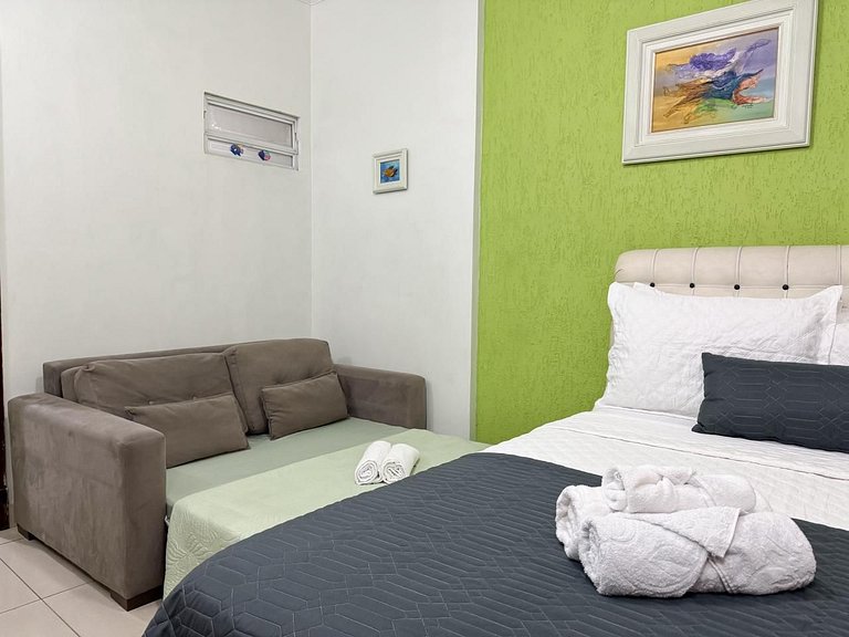 Apto. a 5 min da praia de Copa e do metrô