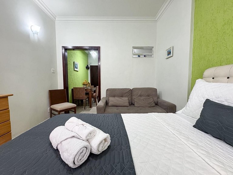 Apto. a 5 min da praia de Copa e do metrô